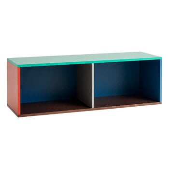 HAY Colour Cabinet, wandmontiert, 120 cm, Mehrfarbig