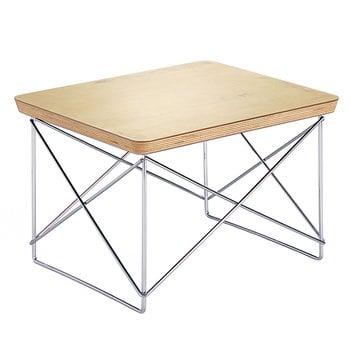 Vitra Eames LTR Occasional table, gold leaf  - chrome