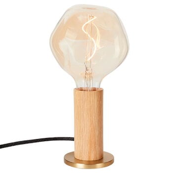 Tala Lampe de table Knuckle avec ampoule Voronoi I, chêne