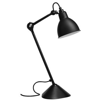 DCWéditions Lampe Gras 205 pöytävalaisin, pyöreä varjostin, musta