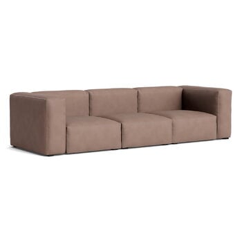 Sofas, Mags Soft 3-seater sofa, Comb.1 high arm, nougat leather Sense, Brown