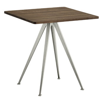 HAY Pyramid café table 21, 70 x 70 cm, beige - smoked oak, product image