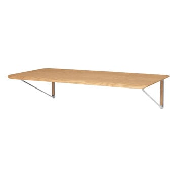 Carl Hansen & Søn AB019 työpöytä, 120 x 60 cm, öljytty tammi - ruostumaton teräs, tuotekuva