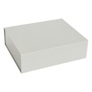 Storage containers, Colour Storage box, L, grey, Gray