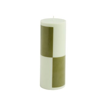 HAY Column candle, M, light green - army green, product image