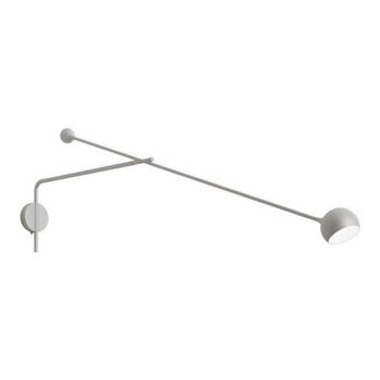 Wall lamps, IXA Arm wall lamp, white - grey, White