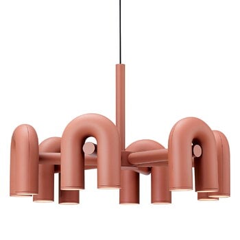 Pendant lamps, Cirkus chandelier, large, terracotta, Brown