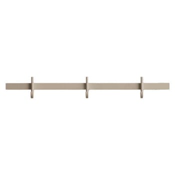 String Furniture Relief hook rail, small, 41 cm, beige