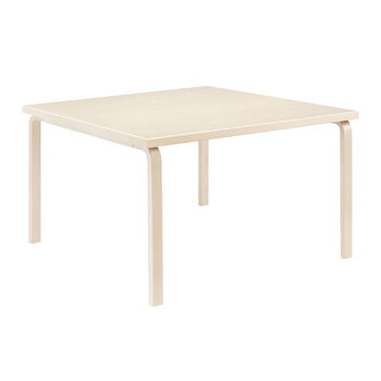Artek Aalto table 84, 120 x 120 cm, birch