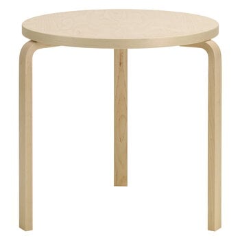 Dining tables, Aalto table 90B, wild birch, Natural