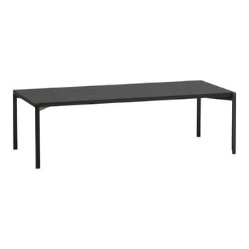 Artek Kiki low table, 140 x 60 cm, black - black linoleum