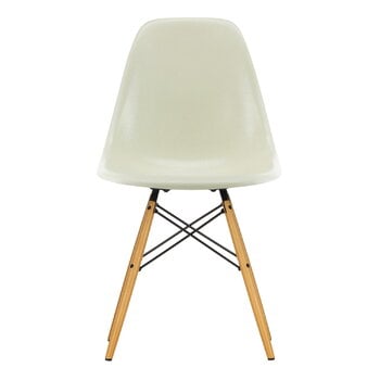 Vitra Eames DSW Fiberglass Chair, parchment - maple