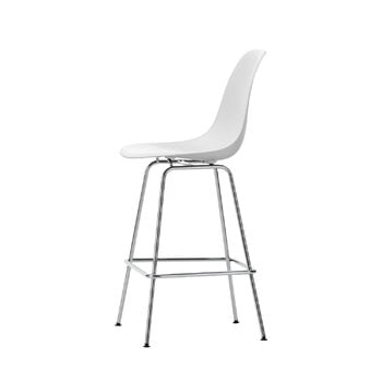 Vitra Eames baarituoli, medium, cotton white RE - kromi