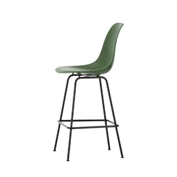 Vitra Tabouret en plastique Eames, taille moyenne, forêt RE - basique foncé