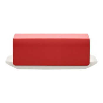 Alessi Mattina butter dish, red