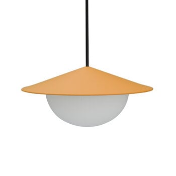 AGO Alley pendant, integrated LED, small, mustard