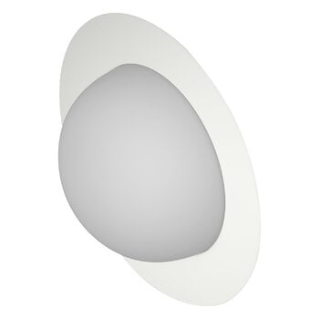 AGO Alley wall lamp, integrated LED, large, egg white