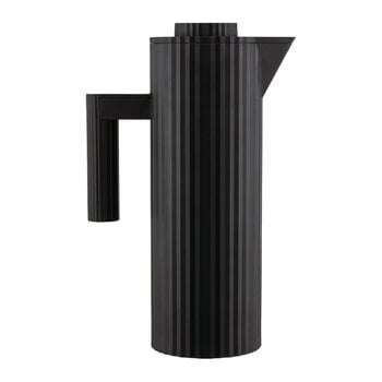 Alessi Plissé thermo insulated jug, black