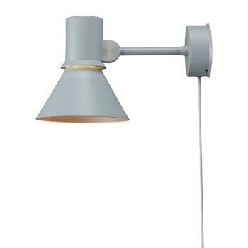 Lampade da parete, Lampada da parete con filo Type 80 W1, grey mist, Grigio