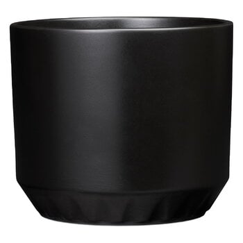 Arabia Ilona plant pot, 120 x 140 mm, matt black