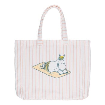 Taschen, Mumin Strandtasche aus Velours, Snorkfräulein, Mehrfarbig