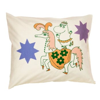 Prodotti Mumin, Federa per cuscino Moomin, 50 x 60 cm, Circus Horse, Multicolore