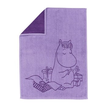 Essuie-mains et gants de toilette, Serviette de main Moomin, 50 x 70 cm, Snorkmaiden, violette, Violet