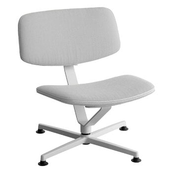 Raawii Arba lounge chair, light grey - Re-wool grey, product image