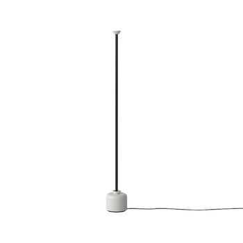 Astep Model 1095 golvlampa, 170 cm, svart - vit