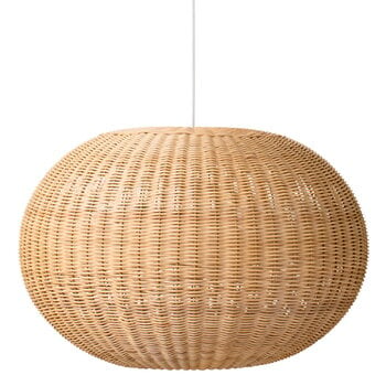 Sika-Design Tangelo lampunvarjostin, L, luonnonvärinen rottinki