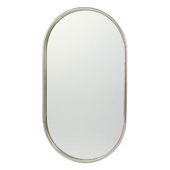 Wall mirrors, Angui mirror, 100 x 60 cm, silver, Silver