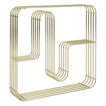 AYTM Curva Square display shelf, gold, product image