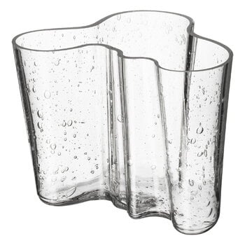 Iittala Aalto vase, 120 mm, bubble glass clear | Finnish Design Shop