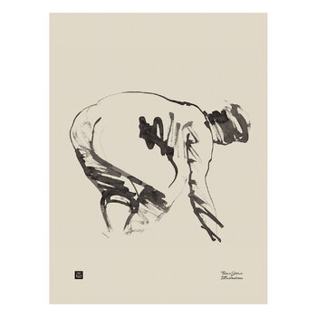Teemu Järvi Illustrations Uinnin jälkeen juliste, 30 x 40 cm