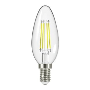 Airam LED Oiva candle bulb, 6W E14 3000K 806lm, clear