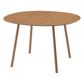 Viccarbe Maarten table, 120 cm, oval, cognac