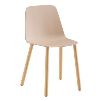 Viccarbe Maarten chair, matt oak - taupe