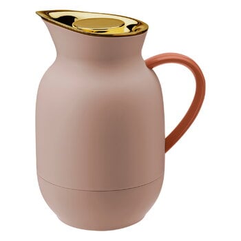 Stelton Amphora Isolierkanne für Kaffee, 1 l, weiches Pfirsichrosa