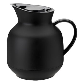 Thermoskannen, Amphora Isolierkanne für Tee, 1 l, weiches Schwarz, Schwarz