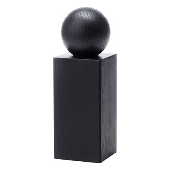 Salt & pepper, Twist grinder, black stained oak, Black