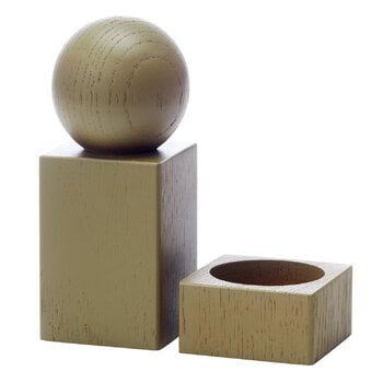 Salt & pepper, Twist salt - pepper set, olive green, Green