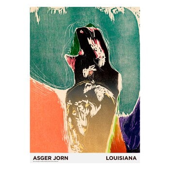 Posters, Asger Jorn - Le futur du passe 1971, A1 poster, Multicolour