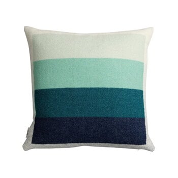 Røros Tweed Åsmund Bold cushion, 50 x 50 cm, red - turquoise