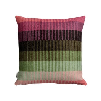 Røros Tweed Cuscino Åsmund Gradient, 50 x 50 cm, rosa - verde