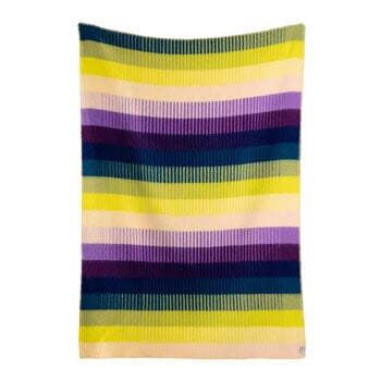 Blankets, Åsmund Gradient throw, 200 x 135 cm, yellow - blue, Multicolour