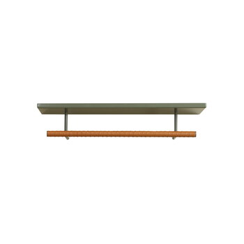 Asplund Belle coat rack 90 cm, green khaki