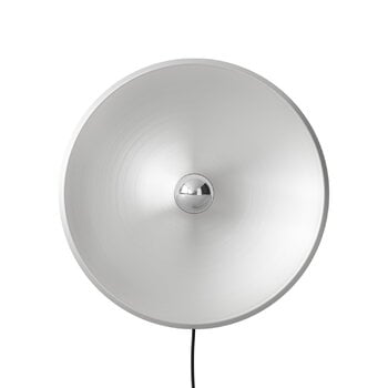 Wall lamps, Model 262 wall lamp, switch control, satinated aluminium, Gray