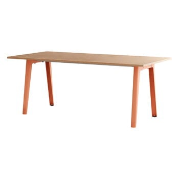 TIPTOE Table New Modern 190 x 95 cm, chêne - rose cendré