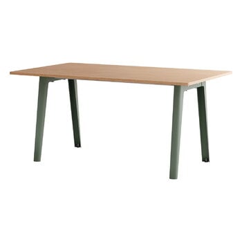TIPTOE New Modern table 160 x 95 cm, oak - eucalyptus grey