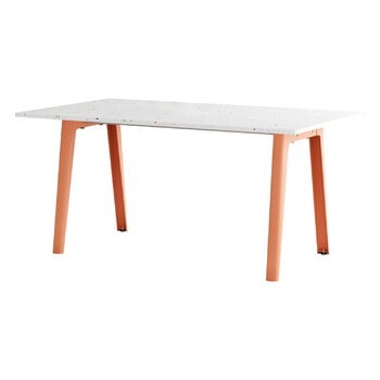 TIPTOE New Modern Tisch, 160 × 95 cm, recycelter Kunststoff - Aschpink